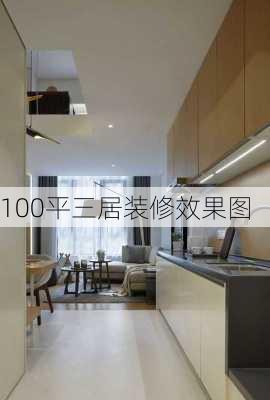 100平三居装修效果图-第2张图片-装修知识网