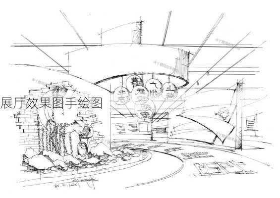 展厅效果图手绘图-第3张图片-装修知识网