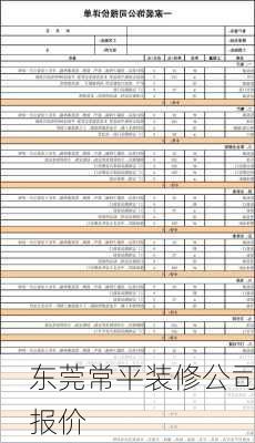 东莞常平装修公司报价-第1张图片-装修知识网