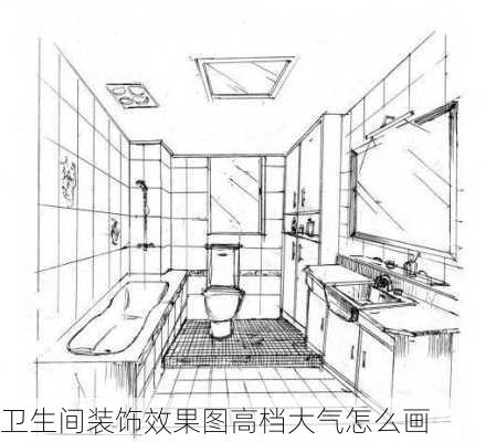 卫生间装饰效果图高档大气怎么画-第2张图片-装修知识网