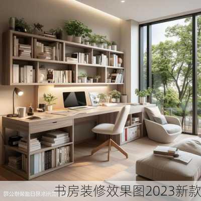 书房装修效果图2023新款