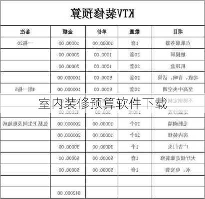 室内装修预算软件下载-第3张图片-装修知识网