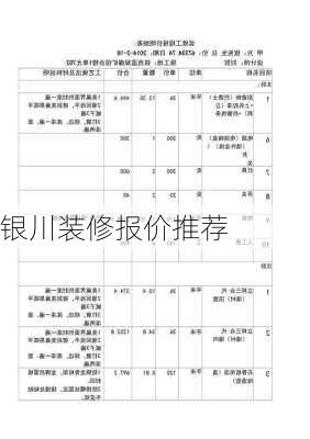 银川装修报价推荐