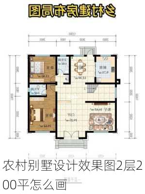 农村别墅设计效果图2层200平怎么画-第3张图片-装修知识网