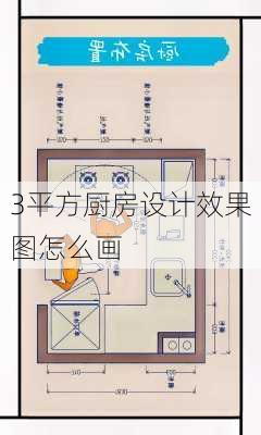 3平方厨房设计效果图怎么画-第3张图片-装修知识网